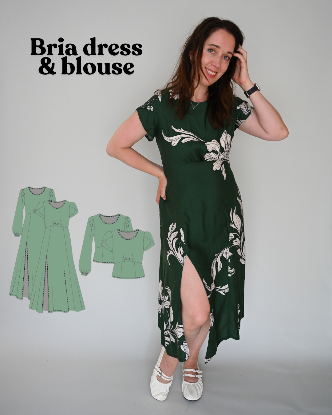 Bria dress&blouse PDF sewing pattern