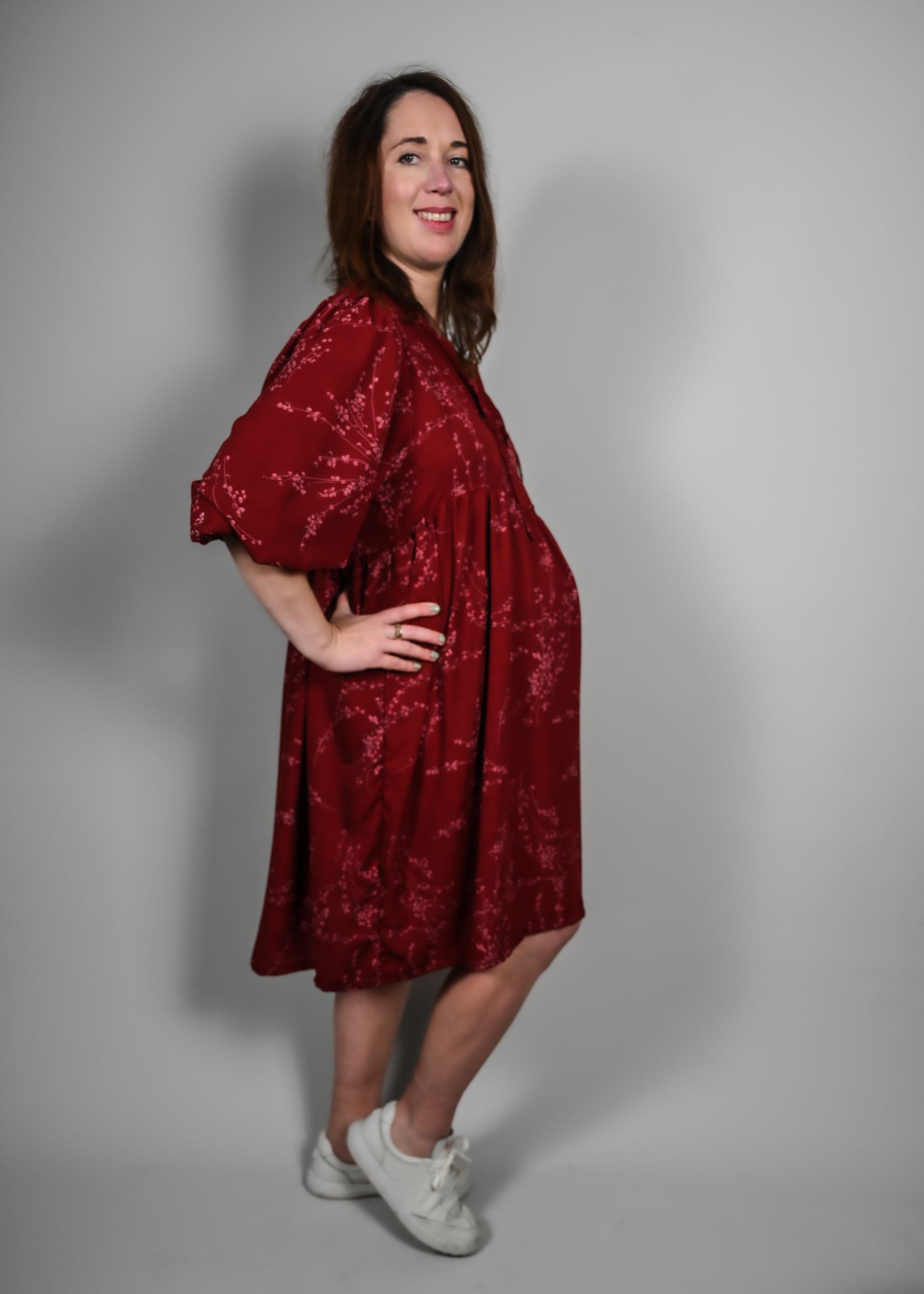 Alda Dress Maternity PDF sewing pattern – Foxy Patterns